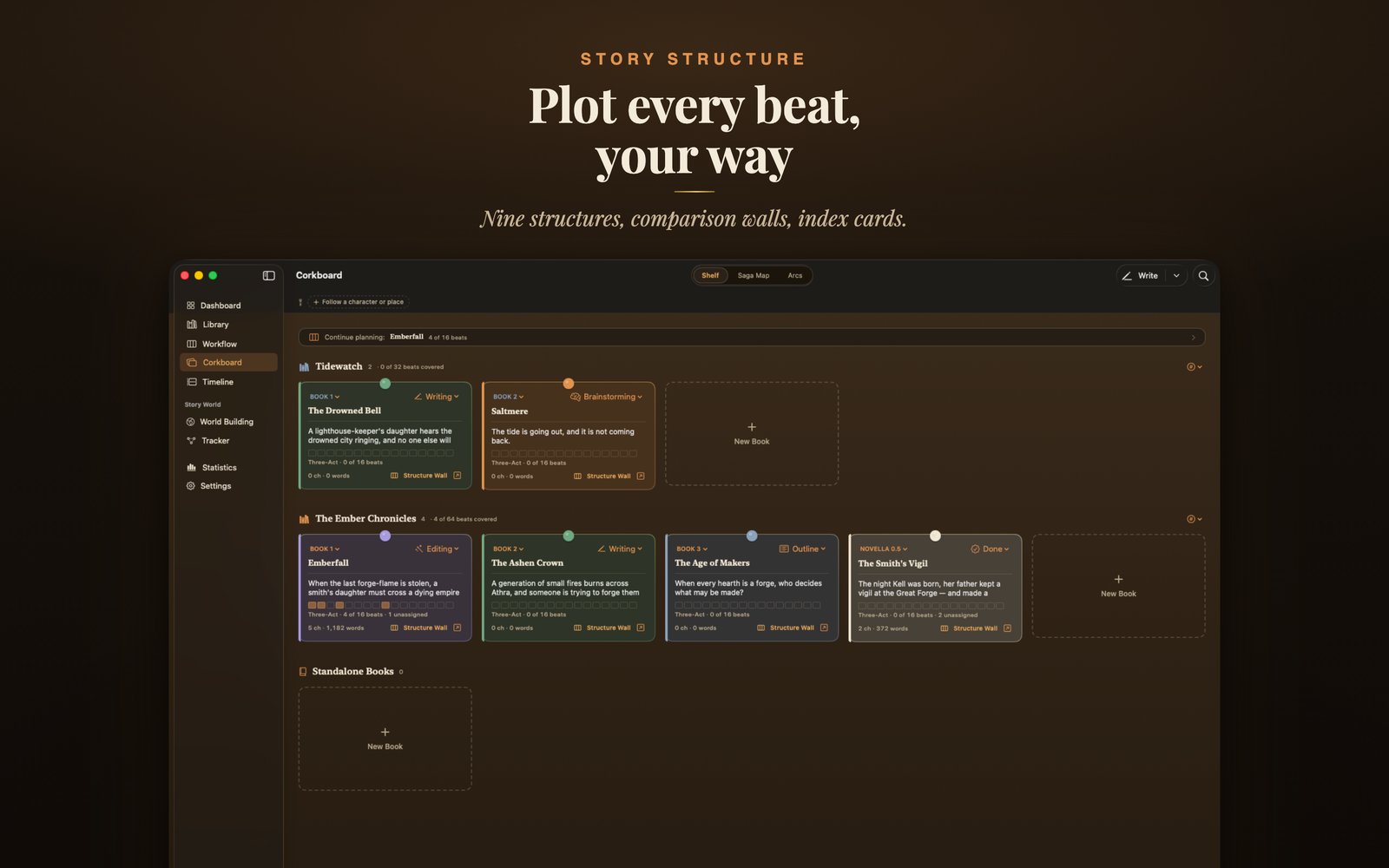 The story board on Mac